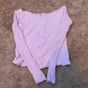 Rue21 off the shoulder shirt size medium